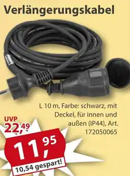 Sonderpreis Baumarkt Verlängerungskabel Angebot