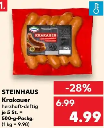 Kaufland STEINHAUS Krakauer Angebot