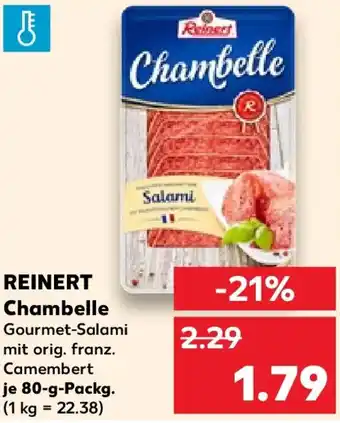 Kaufland REINERT Chambelle Angebot