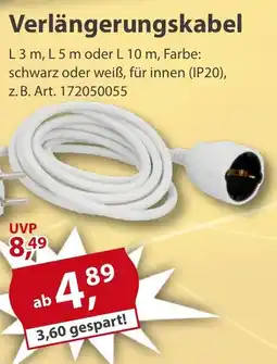 Sonderpreis Baumarkt Verlängerungskabel Angebot