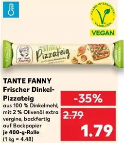 Kaufland TANTE FANNY Frischer Dinkel- Pizzateig Angebot