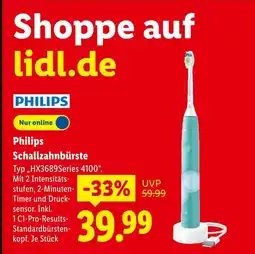 Lidl Philips schallzahnbürste Angebot