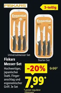 Lidl Fiskars universalmesser-set Angebot