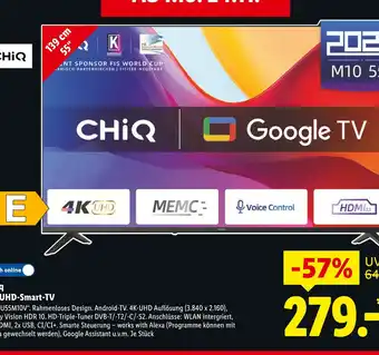 Lidl Chiq uhd-smart-tv Angebot