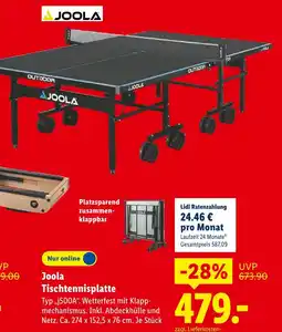 Lidl Joola tischtennisplatte Angebot