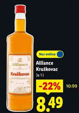 Lidl Alliance kruškovac Angebot
