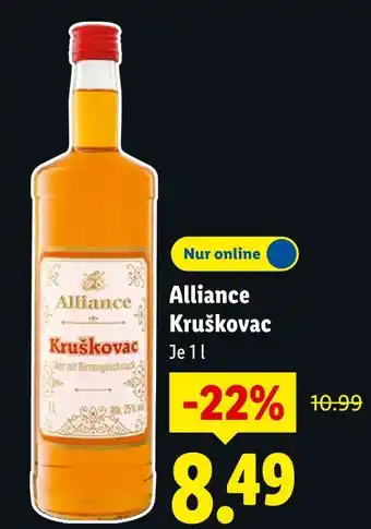 Lidl Alliance kruškovac Angebot
