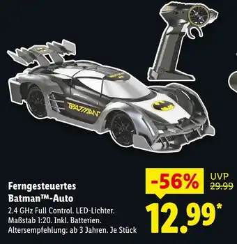 Lidl Ferngesteuertes batman-auto Angebot