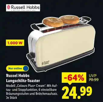 Lidl Russell hobbs langschlitz-toaster Angebot