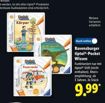 Lidl Ravensburger pocket wissen körper Angebot