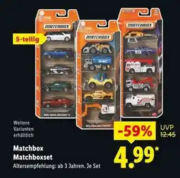 Lidl Matchbox spielzeugauto Angebot