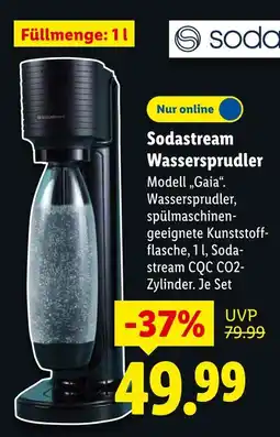 Lidl Sodastream wassersprudler modell „gaia“ Angebot