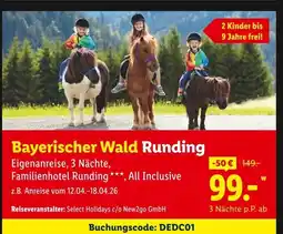 Lidl Bayerischer wald runding Angebot