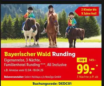 Lidl Bayerischer wald runding Angebot