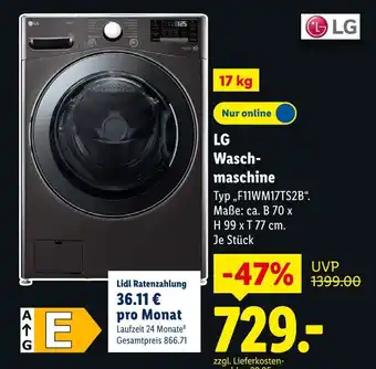 Lidl Lg lg waschmaschine Angebot
