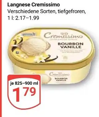 Globus Langnese cremissimo bourbon vanille Angebot