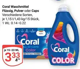 Globus Coral waschmittel flüssig Angebot
