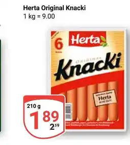 Globus Herta original knacki Angebot