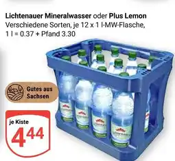 Globus Lichtenauer mineralwasser Angebot