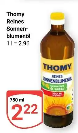 Globus Thomy reines sonnenblumenöl Angebot