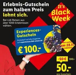 Lidl Erlebnis-gutschein Angebot