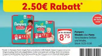 Globus Pampers windeln Angebot
