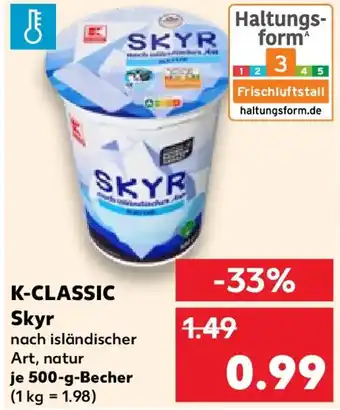 Kaufland K-CLASSIC Skyr Angebot