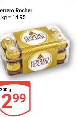 Globus Ferrero rocher ferrero rocher Angebot