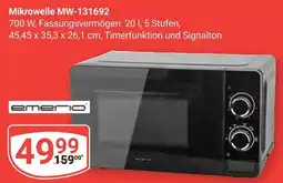 Globus Emerio mikrowelle mw-131692 Angebot
