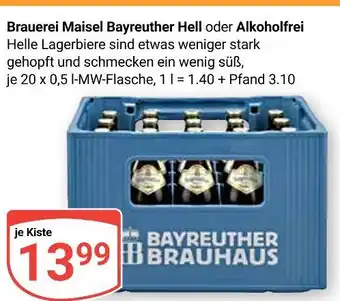 Globus Braureei maisel bayreuther hell Angebot
