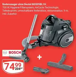 Globus Bosch bodensauger ohne beutel bgs05bl1h Angebot