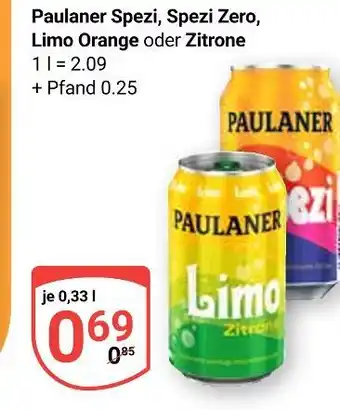 Globus Paulaner spezi Angebot