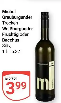 Globus Michel grauburgunder trocken Angebot