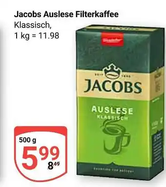 Globus Jacobs auslese filterkaffee Angebot