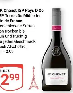 Globus Jp. chenet igp pays d’oc Angebot