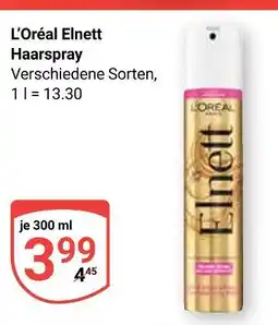 Globus L'oréal elnett haarspray Angebot