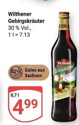Globus Wilthener gebirgskräuter Angebot