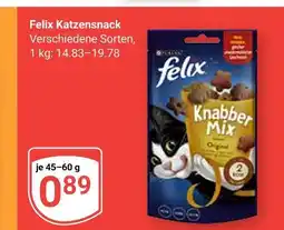 Globus Felix katzensnack Angebot