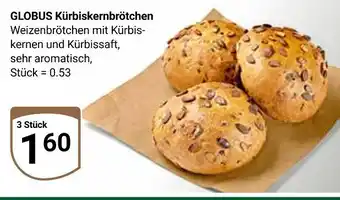 Globus Globus kürbiskernbrötchen Angebot