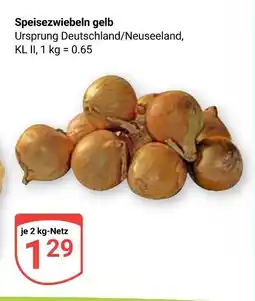 Globus Speisezwiebeln gelb Angebot
