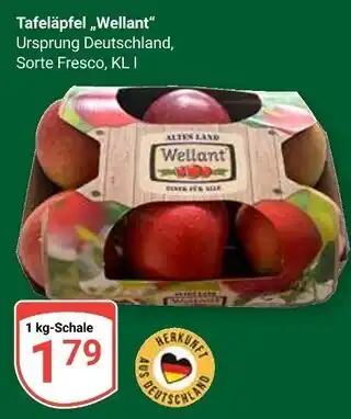 Globus Tafeläpfel wellant Angebot