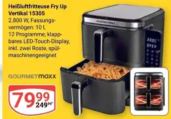 Globus Gourmetmaxx heißluftfritteuse fry up vertikal 15305 Angebot