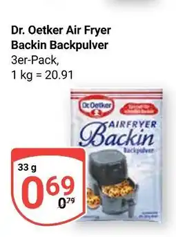 Globus Dr. oetker air fryer backin backpulver Angebot
