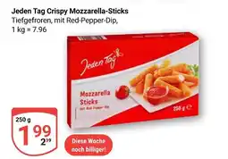 Globus Jeden tag crispy mozzarella-sticks Angebot