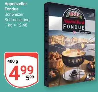 Globus Appenzeller fondue Angebot
