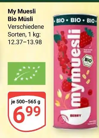 Globus My muesli bio müsli berry Angebot