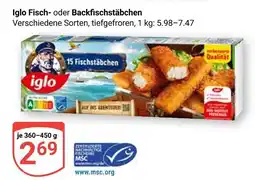 Globus Iglo fischstäbchen Angebot