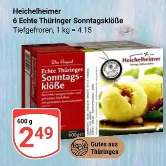 Globus Heichelheimer echte thüringer sonntagsklöße Angebot