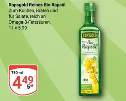 Globus Rapsgold reines bio rapsöl Angebot