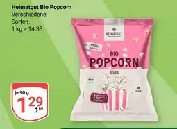 Globus Heimatgut bio popcorn Angebot